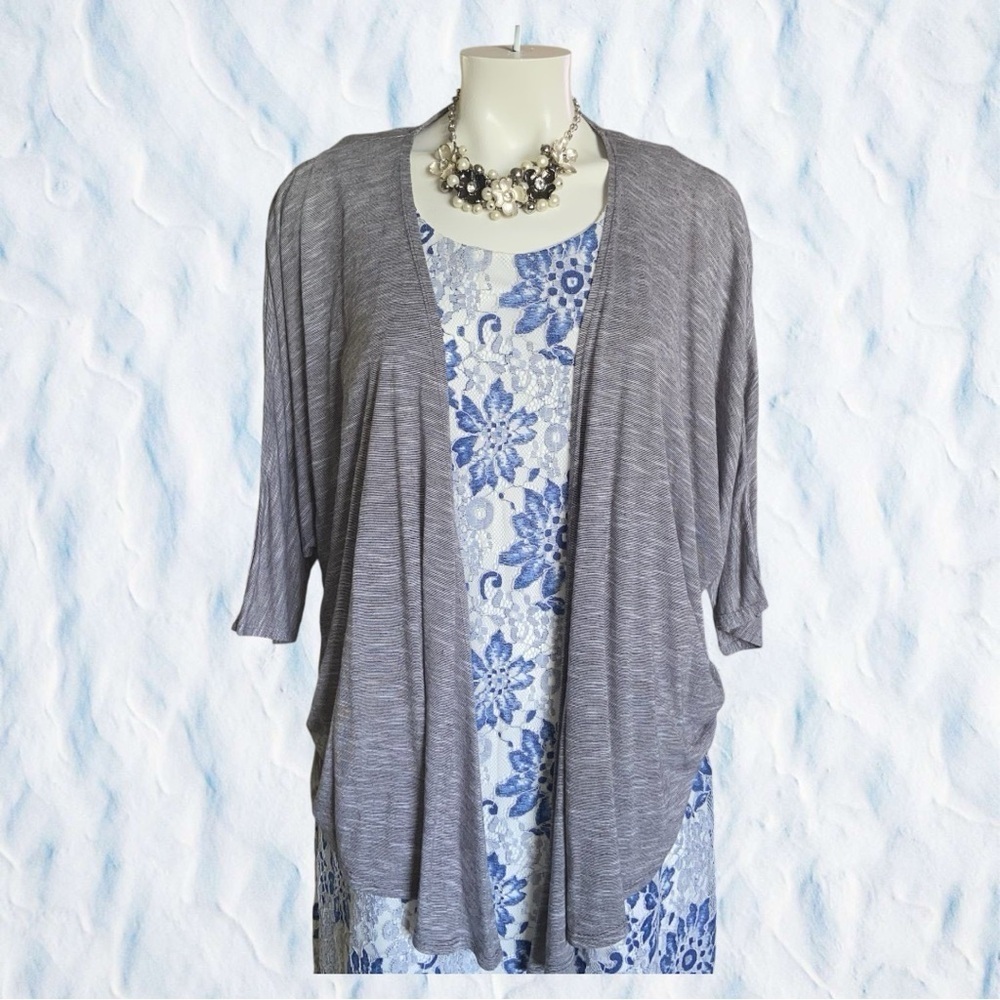 Mossimo Women’s XS/S lightweight grey sweater EUC